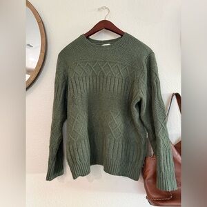 St. John's Bay Forest Green Textured knit Sweater